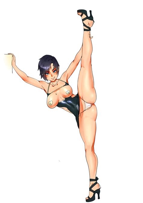 Rule 34 Ahoge Artist Name Ass Bare Shoulders Black Hair