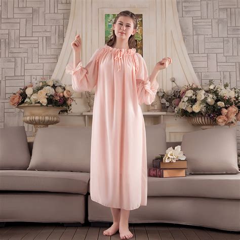 2017 cotton nightgowns robe sleepwear plus size korean girls lace