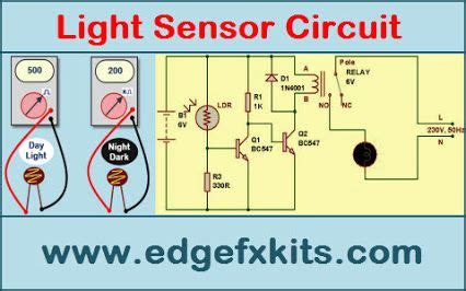 light sensor circuit diagram  working operation electronics electronics basics