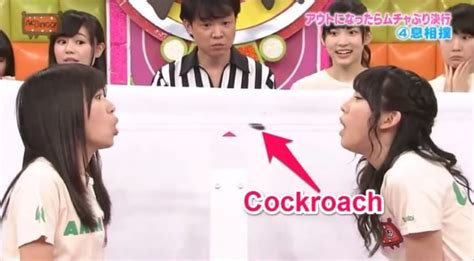 crazy japanese game show sees 2 girls battle to try and