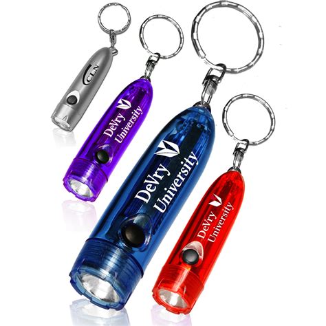 personalized mini flashlight keychains key discountmugs