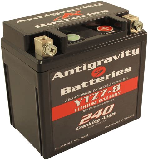 antigravity  cell ytz   cca lightweight motorcycle lithium ion battery walmartcom