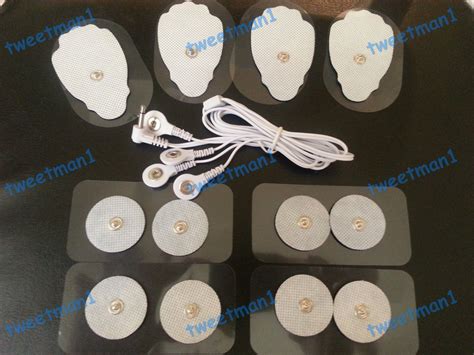electrode lead cable 3 5mm massage pads 8lg 8sm for tens digital