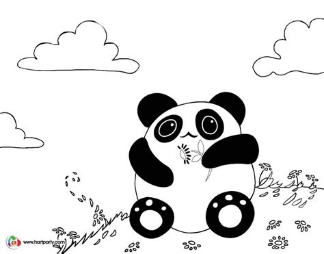 kawaii panda coloring page   youtube art lesson  https