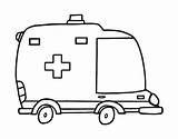 Ambulancia Colorear Ambulance Ambulanza Disegno Ambulancias Transport Acolore Coloriages sketch template