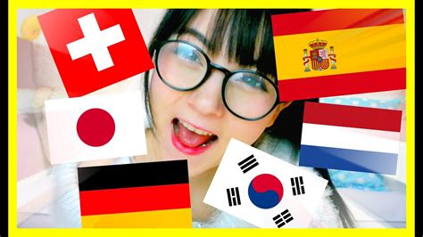 talking in 7 languages german japanese spanish korean