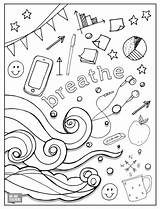 Coloring Pages Teacher Adult Student Depression Teachers Great Color Stressed Adults Print Getcolorings Printable Breathe Reminder Sometimes Because Need Getdrawings sketch template