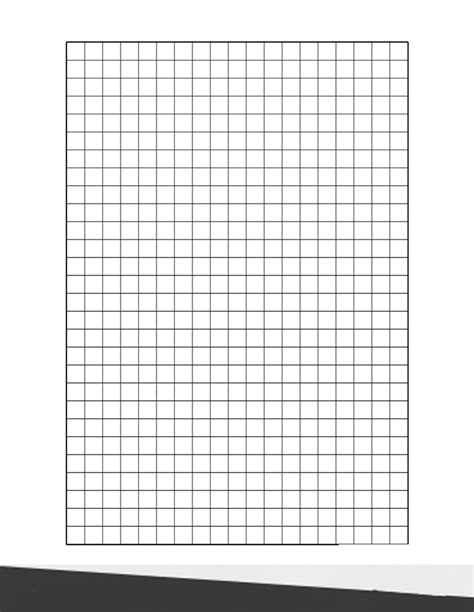 graph paper  size template printable  word excel graph paper