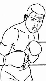Boxing Coloring Pages Boxer Kids Printable Sheets Sports Sport Drawing Louis Joe Anycoloring Fall Website Kangaroo Crafts Choose Board Online sketch template