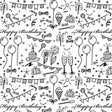 Birthday Paper Printable Coloring Happy Doodle Geschenkpapier Wrapping Pattern Printables Digital Drawing Freebie Ausdruckbares Stickers Gift Scrapbook Sketch Planner Meinlilapark sketch template