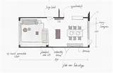 Woonkamer Plattegrond sketch template