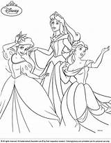 Disney Coloring Princesses Pages sketch template