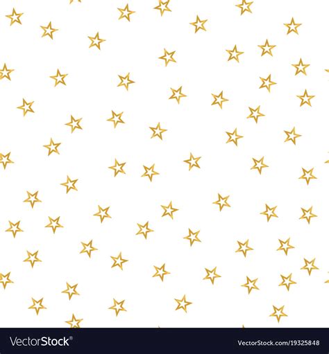 seamless pattern  decorative golden stars   vector image