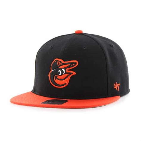 baltimore orioles lil shot  tone captain black  brand youth hat