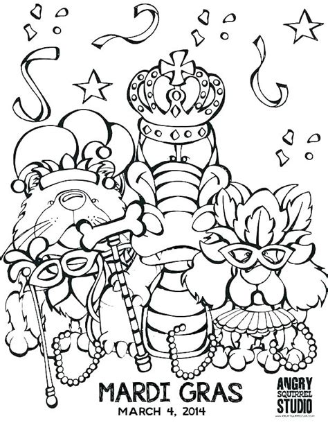 mardi gras beads coloring pages  getdrawings