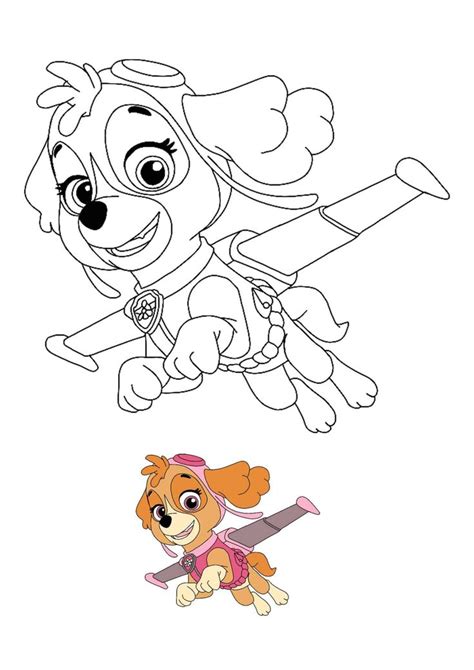 paw patrol skye coloring pages paw patrol coloring pages paw patrol