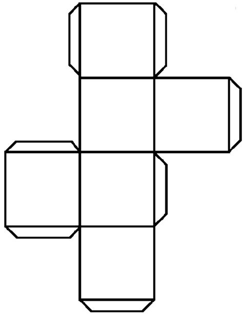 story cubes cube template shape templates templates  shape