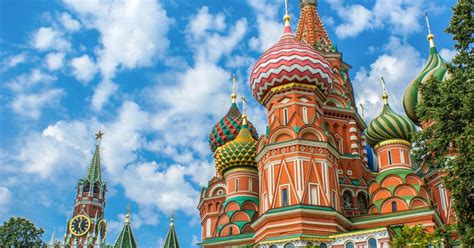 Catedral De San Basilio Plaza Roja Y Visita Al Kremlin Moscú Rusia