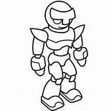 Robot Coloring Pages Simple Outline Toddlers Easy Draw Kids Toddler Printable sketch template