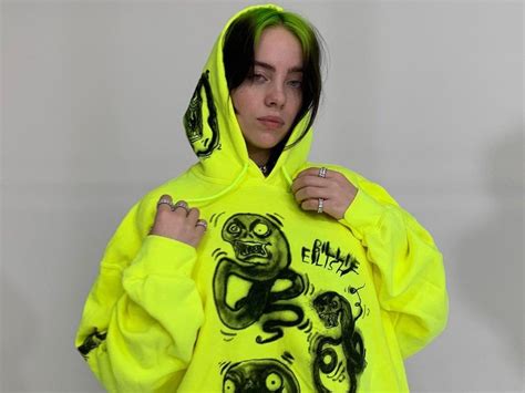 billie eilish [photos] known for wearing baggy and funky clothes teen