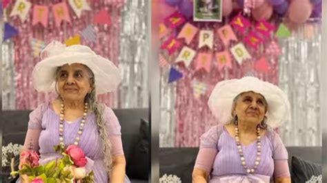 viral video heart melting birthday celebration of 89 year old
