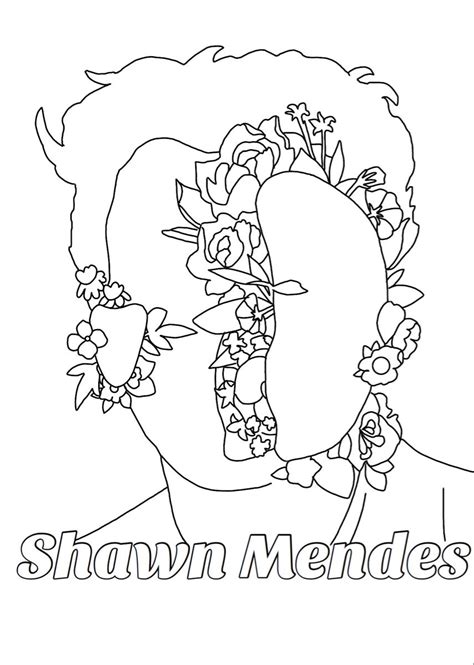 shawn mendes coloring pages coloring home
