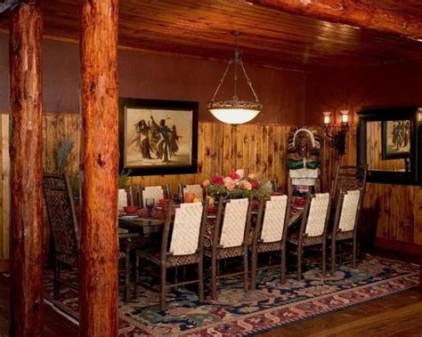 dining room log house design pictures remodel decor  ideas cabin interior design log