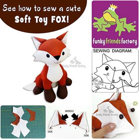 quick brown fox sewing pattern fox sewing pattern stuffed animal