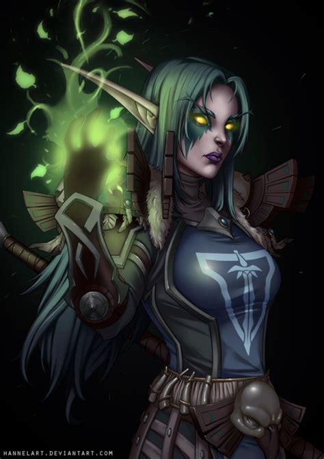 night elf druid  hannelartdeviantartcom  atdeviantart world  warcraft game elf