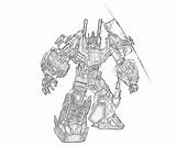 Cybertron Transformers Bruticus sketch template