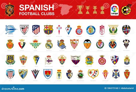 spanish football logos stock illustrations  spanish football logos stock illustrations