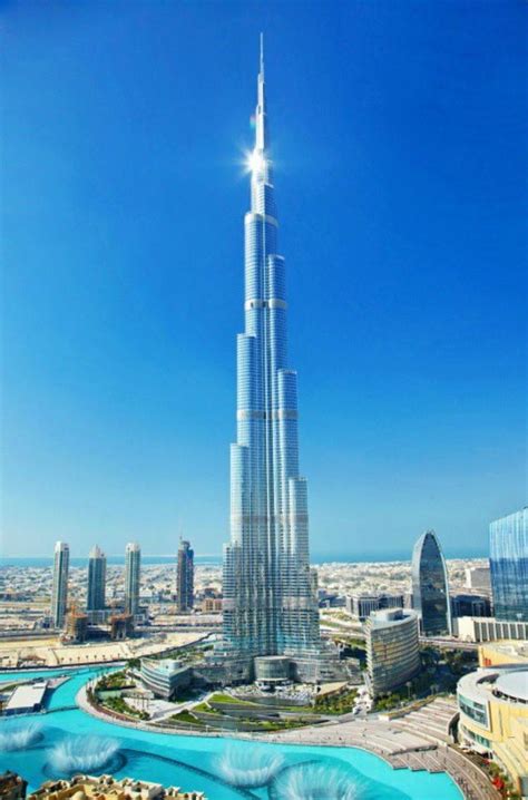 burj khalifa tower dubai architechture pinterest
