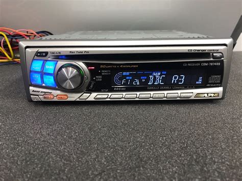 alpine car radio stereo cd player model cdm rb retro  vintage