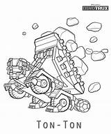 Dinotrux Coloring Pages Ton Printable Print Template Part sketch template