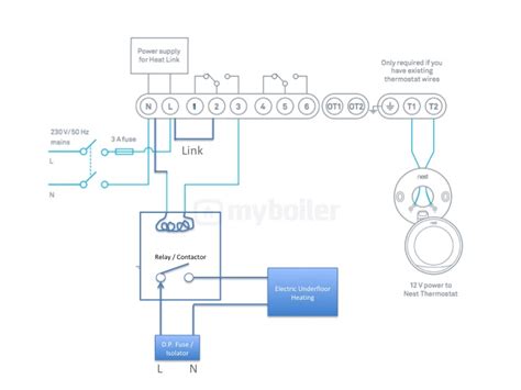 contactor wiring diagram underfloor heating wiring diagram pictures