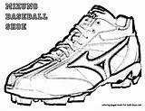 Coloring Pages Cleats Shoe Basketball Cleat Football Drawing Baseball Softball Template Printable Color Running Shoes Print Getdrawings Boys Clip Templates sketch template