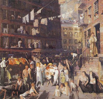 george bellows cliff dwellers fine art reproduction oil painting