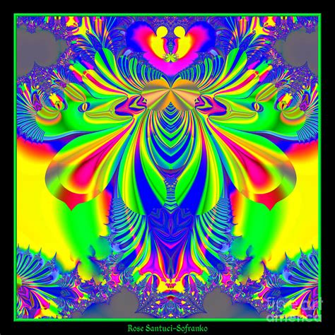 Fractal 31 Psychedelic Love Explosion Photograph By Rose Santuci Sofranko