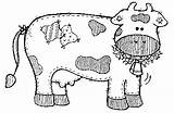 Koe Koeien Campo Vaquitas Plantillas Vache Dieren Recortar Coloriages Vaquita Primitive Valecillo Animais Stemmen Animaatjes Coloriage Cows Templates Puntadas Ovejita sketch template