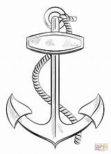 Anchor Coloring Draw Drawing Rope Step Kids Tutorials Drawings Printable Pages Beginners Anker Boat Bowl Knot Teach Getdrawings Supercoloring Popular sketch template