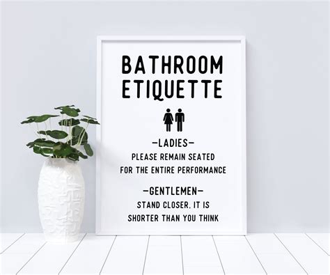 printable toilet etiquette printable templates