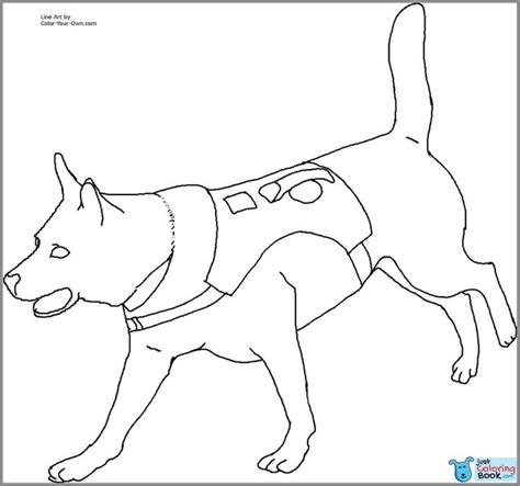 police dog coloring sheet terracesheetco