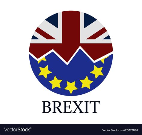 brexit icon royalty  vector image vectorstock