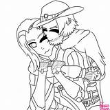 Overwatch Pages Mcree Coloring Template sketch template
