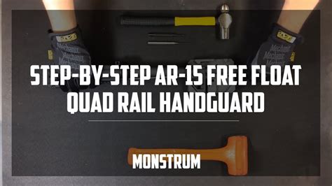 Step By Step Ar 15 Free Float Quad Rail Handguard