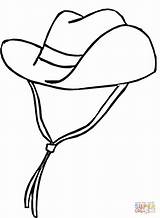 Cowboy Hat Coloring Pages Drawing Hats Cowgirl Outline Clipart Cartoon Cliparts Clip Color Printable Boots Boot Colouring Library Kids Online sketch template