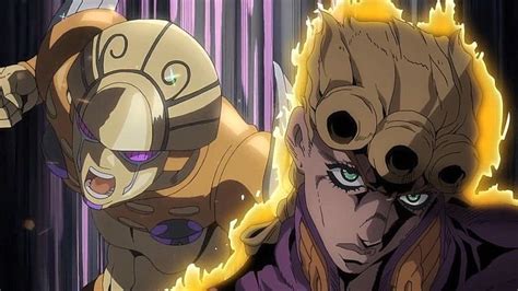 Giorno Giovanna And Gold Experience Anime Jojo Bizzare Adventure Bizarre