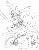 Naruto Rasengan Pages Coloring Fox Drawing Deviantart Template Getdrawings sketch template