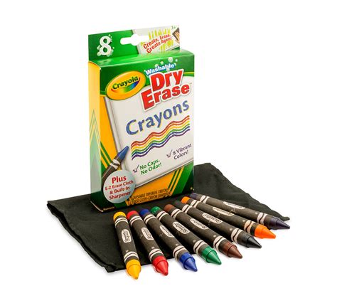 crayola dry erase crayons art tools  count washable perfect