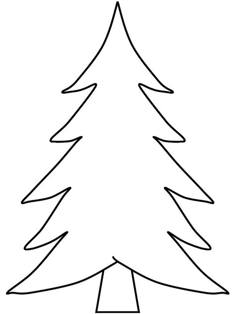 pix  blank christmas tree coloring noel agaci kendin yap